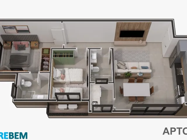 Imagem 7: APARTAMENTO RESIDENCIAL em IPATINGA - MG, IMBAÚBAS