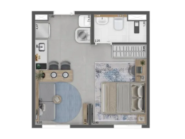 Imagem 3: Apartamento À Venda no Bairro Veloso - Osasco/Sp