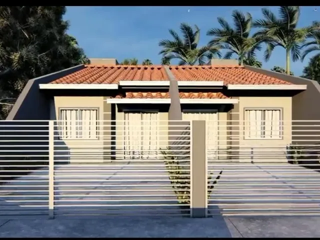 Imagem: A casa possui 3 Dormitórios, 1 Banheiro, 1 Vaga na