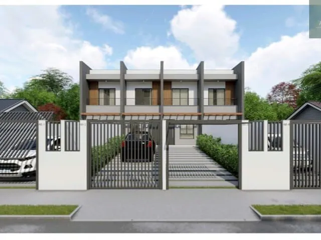 Imagem: Sobrado Geminado com Projeto Moderno