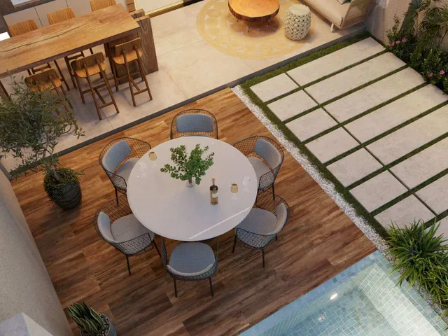 Imagem 2: Sobrado à venda, no Bossa Nova Residence em Eusébio, Timbu, com 3 quartos, 118,64m²