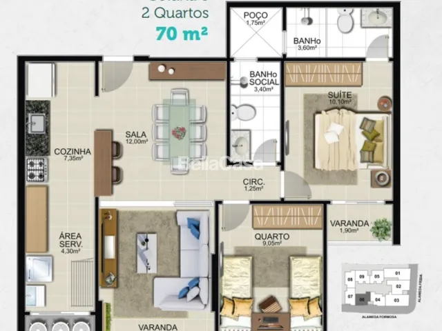 Imagem 15: Lançamento - Alba Bacutia Residencial: Apartamentos de Alto Padrão na Enseada Azul