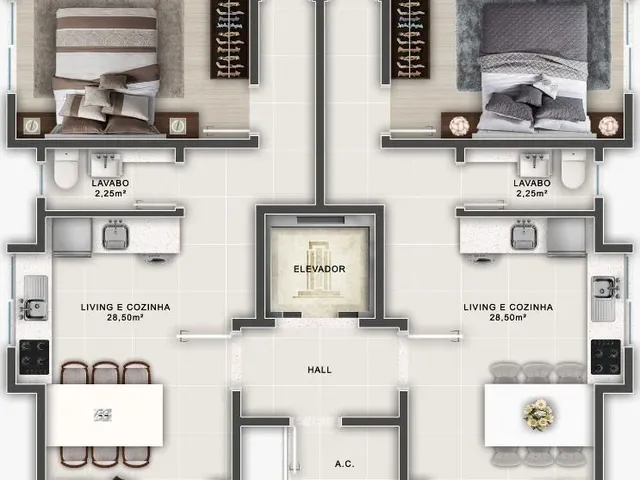 Imagem 3: Ruffino Apartamento com 2 dormitórios