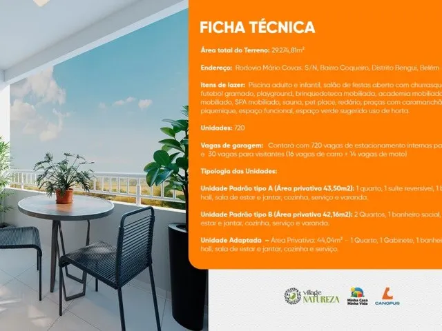 Imagem 10: Village Natureza com entrada facilitada