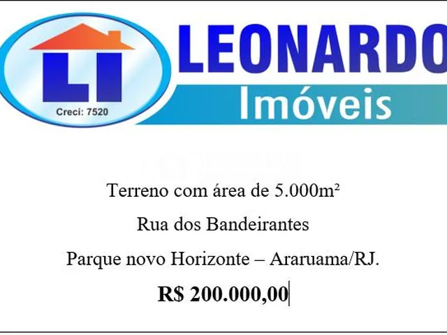 Imagem: TERRENO A VENDA, NOVO HORIZONTE, AREA TOTALMENTE
