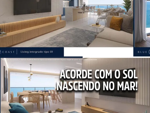 Imagem 3: Deslumbrante apartamento com vista mar no Blue Coast!!