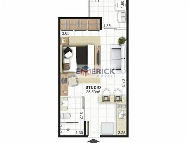 Imagem 14: Apartamento Studio Mobiliado