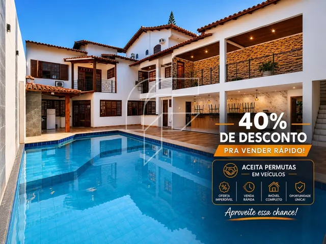 Imagem: Casa a venda com 5 quartos, lazer completo