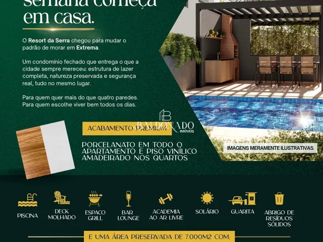 Imagem 3: Apartamento à venda Em Extrema MG Minha casa Minha vida Entrada com parcelamento