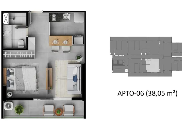 Imagem 16: Inovar Residence: Viva com Estilo em um dos Bairros Mais Valorizados de Belém
