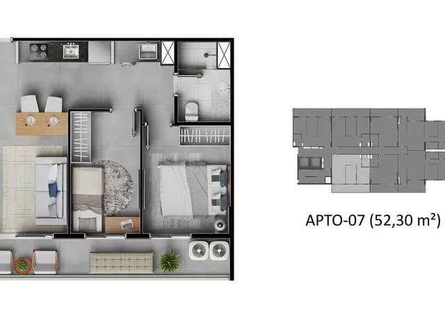 Imagem 7: Inovar Residence: Viva com Estilo em um dos Bairros Mais Valorizados de Belém