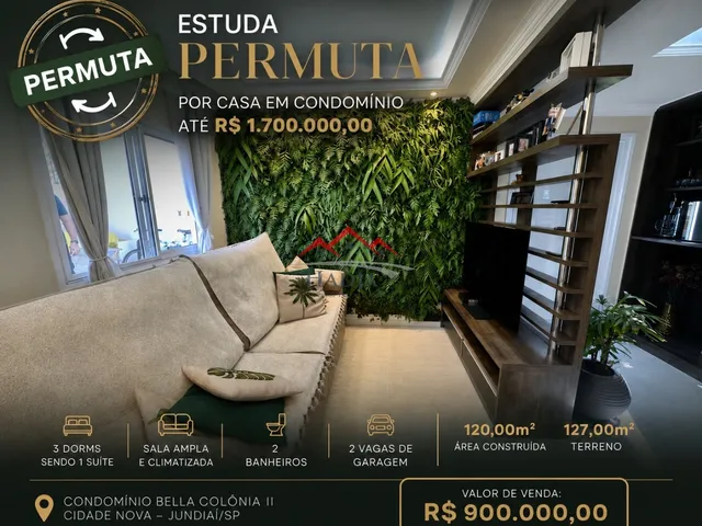 Imagem: Casa a venda no condomínio Bella Colônia