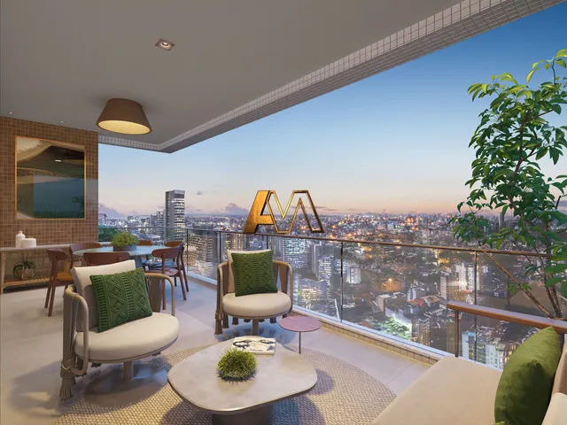 Imagem: O apartamento possui 4 Dormitórios, 4 Suítes, 6 Banheiros