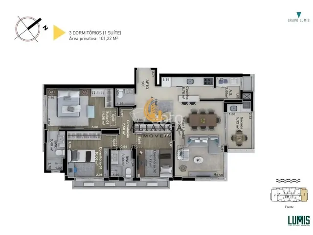Imagem 4: Apartamento em Estreito, Florianópolis/SC