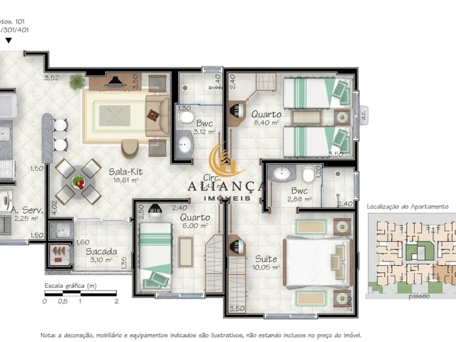Imagem 8: Apartamento em Pedra Branca, Palhoça/SC