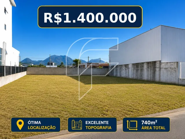 Imagem: O terreno possui 740m² de Área Privada e está localizado