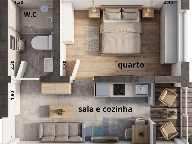 Imagem 2: APARTAMENTO RESIDENCIAL em SANTA RITA DO SAPUCAÍ - MG, CENTRO