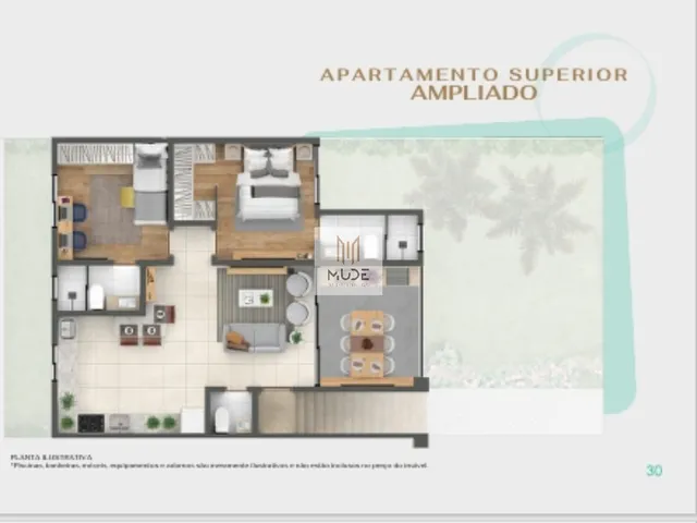 Imagem 7: ONE JOANES - Apartamentos de 65m² com 2 Suítes, varanda gourmet - Lauro de Freitas