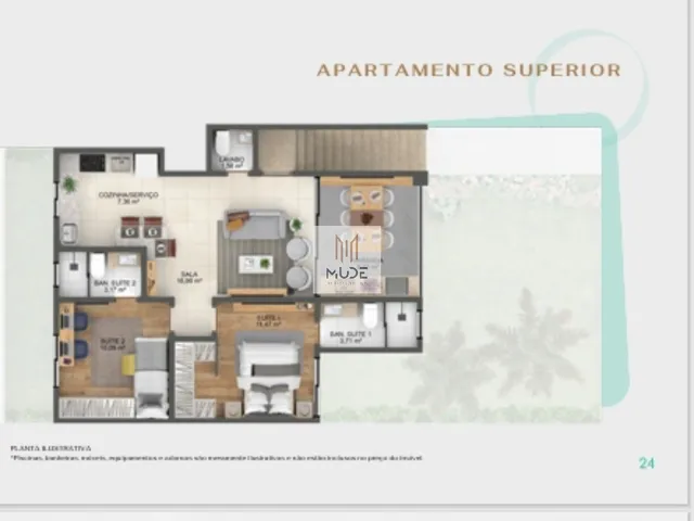Imagem 4: ONE JOANES - Apartamentos de 65m² com 2 Suítes, varanda gourmet - Lauro de Freitas