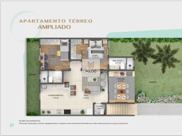 Imagem 12: ONE JOANES - Apartamentos de 65m² com 2 Suítes, varanda gourmet - Lauro de Freitas