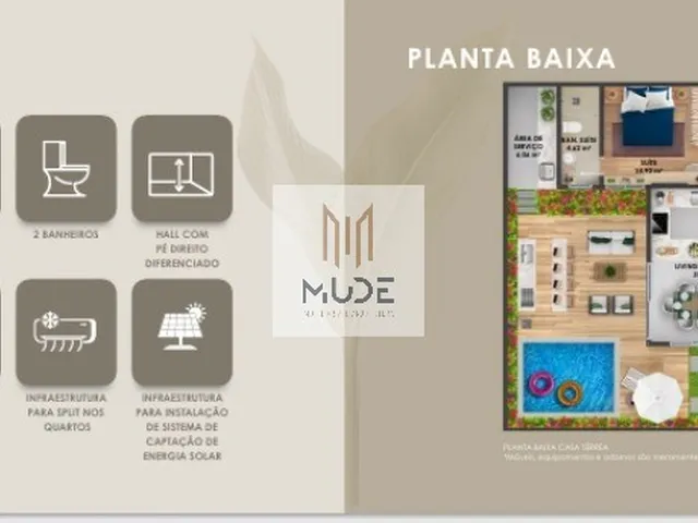Imagem 14: LIVE by DENA - Casas térreas de 81m² com 3 quartos - Lauro de Freitas