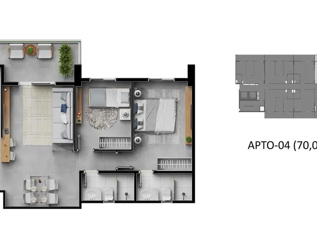 Imagem 11: Oportunidade no Inovar Residence – Plantas de 1 e 2 Quartos com Vaga