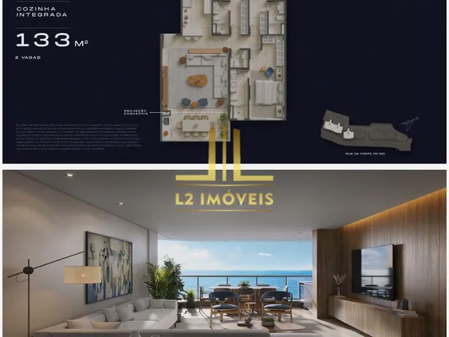 Imagem 10: LANÇAMENTO - 3 SUÍTES - 155M² - 02 VAGAS - FRENTE MAR - CYANO - RIO VERMELHO