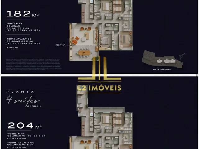 Imagem 5: LANÇAMENTO - 3 SUÍTES - 133M² - 02 VAGAS - FRENTE MAR - CYANO - RIO VERMELHO