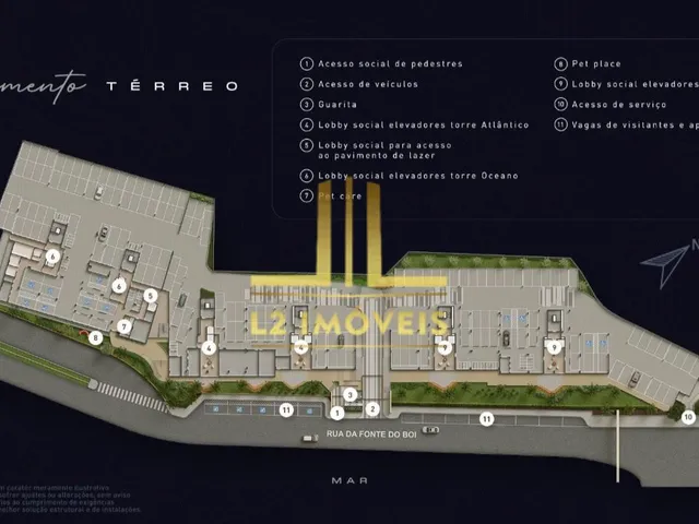 Imagem 12: LANÇAMENTO - 4 SUÍTES - 182M² - 03 VAGAS - FRENTE MAR - CYANO - RIO VERMELHO
