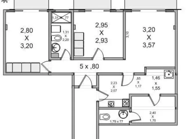 Imagem 11: Venda de Apartamento de 3 Quartos em Vila Isabel, Rio de Janeiro - RJ: 61m², Andar Alto