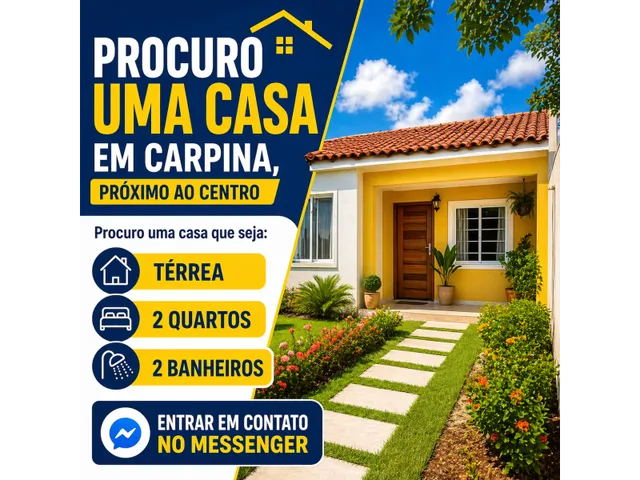 Imagem 2: Procuro Casa para Alugar em Carpina Próximo Ao Centro de Carpina