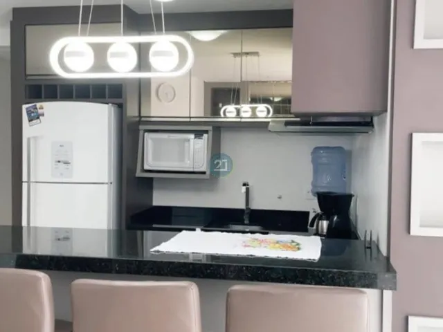 Imagem 15: Alugo apartamento mobiliado c/ 02 dormitórios, sacada com churrasqueira, 01 vaga de