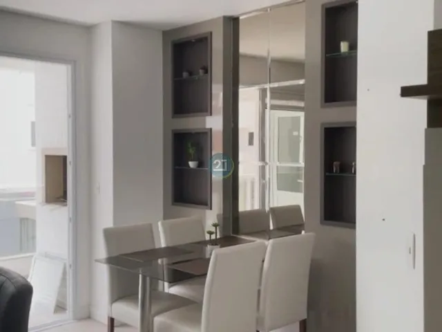 Imagem 4: Alugo apartamento mobiliado c/ 02 dormitórios, sacada com churrasqueira, 01 vaga de