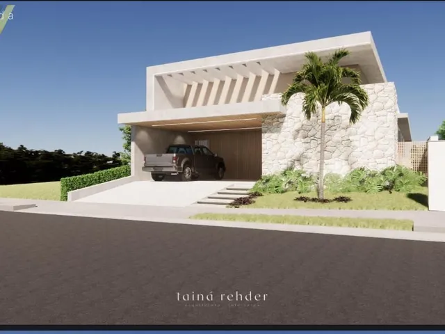 Imagem: A casa possui 3 Dormitórios, 3 Suítes, 5 Banheiros, 4