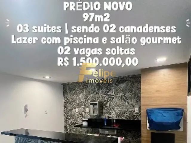 Imagem 4: NOVÍSSIMO APARTAMENTO DE 03 SUÍTES, SENDO 02 CANADENSES, LAZER COMPLETO, PRÓXIMO À