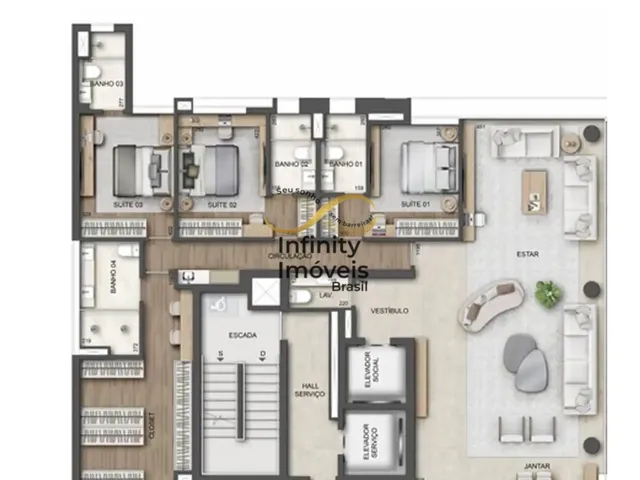 Imagem 8: Apartamento à venda no bairro Lourdes - Belo Horizonte/MG