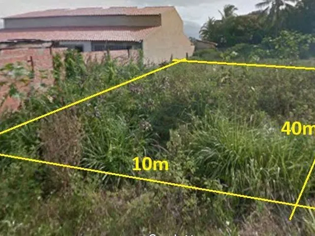 Imagem: O terreno possui 400m² de Área e está localizado em