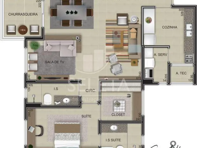 Imagem 5: Apartamento à venda no Isla Belize Residence