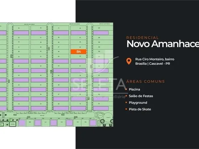 Imagem 4: Terreno à venda no Residencial Novo Amanhecer, Jardim Brasília, CASCAVEL - PR - 120m