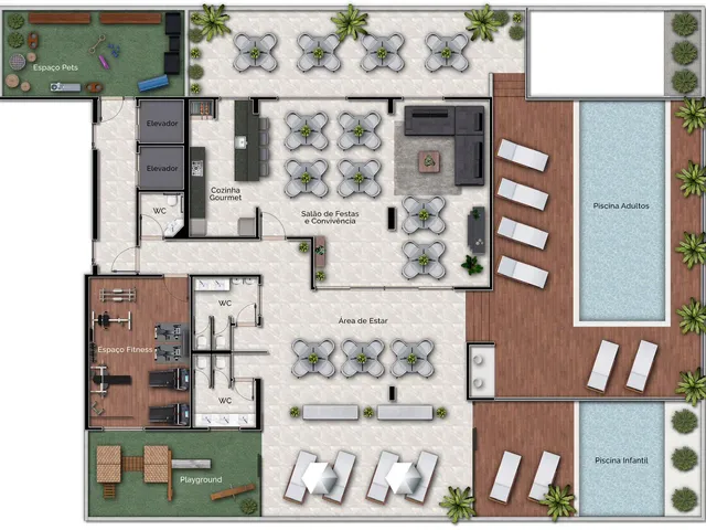 Imagem 4: Res. BAHAMAS Apartamento com 2 dormitórios