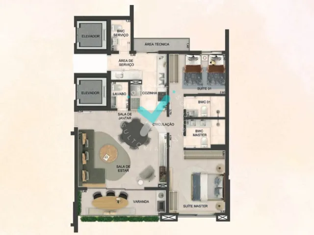 Imagem 5: Unique Paiva Apartamento com 2 dormitórios
