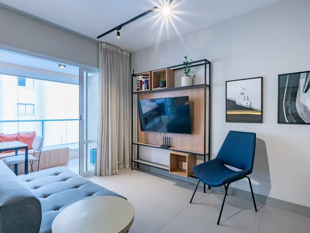 Imagem 2: Studio para Venda em Campo Belo com 1 Quarto, 40M²