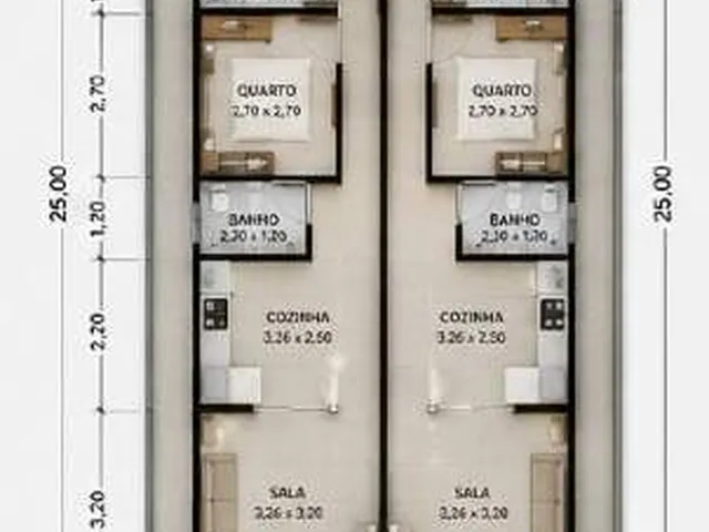 Imagem 2: Casa Térrea 2 Quartos em Campo Grande/MS