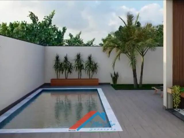 Imagem: A casa em condomínio possui 3 Dormitórios, 3 Suítes, 4