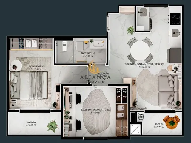 Imagem 8: Apartamento em Nova Palhoça, Palhoça/SC