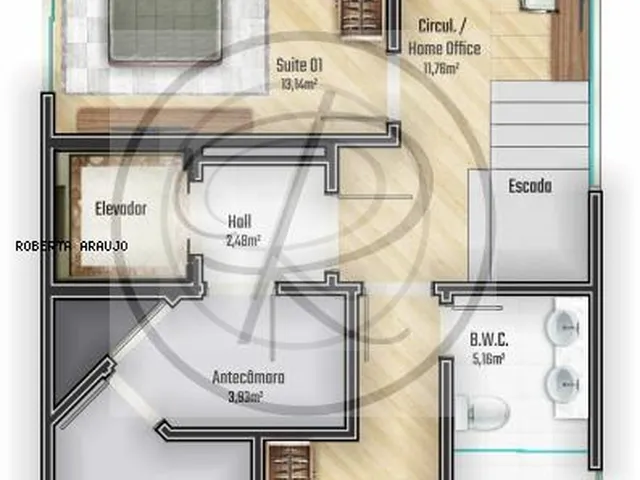 Imagem 15: Apartamento À Venda em Itajaí, Praia Brava de Itajaí, com 3 Quartos, 181M²