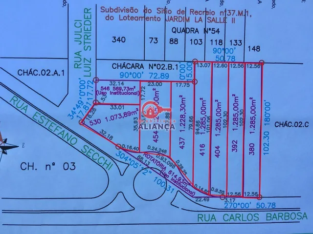 Imagem: Terreno à venda, NA AVENIDA CARLOS BARBOSA