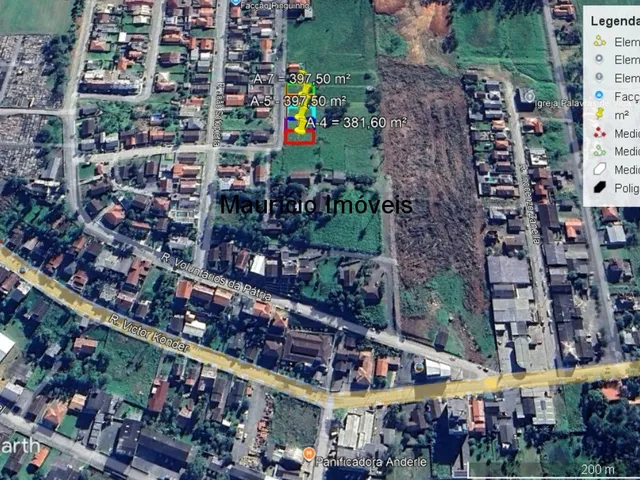 Imagem 13: Terreno 381,60 m² (14,40 x 26,50) na rua Rodolfo Greuel, Bairro Victor Konder, Taió