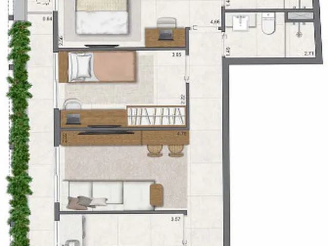 Imagem 3: Apartamento Com 3 Quartos no Leblon