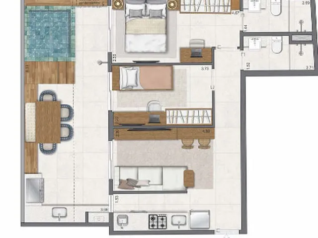 Imagem 12: Apartamento Com 3 Quartos no Leblon